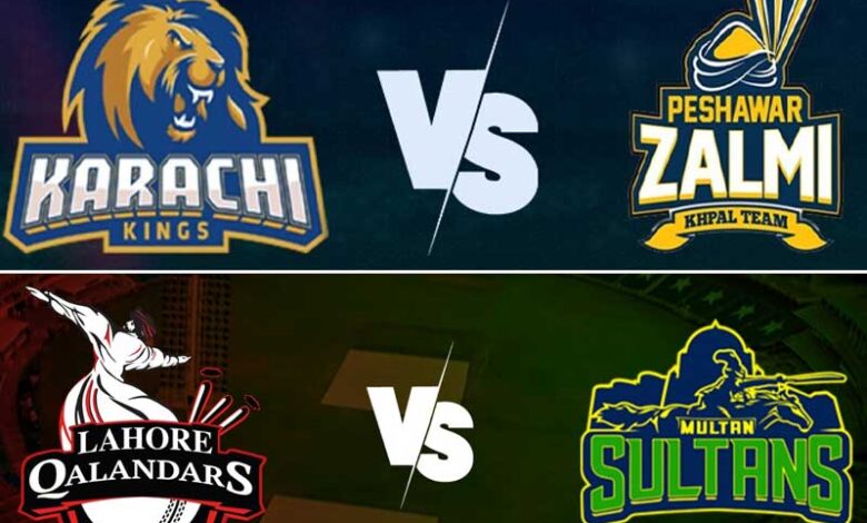 HBL PSL 9, Zalmi vs Kings today, Sultans vs Qalandars