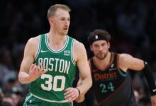Sam Hauser injury: Latest report on Celtics forward's ankle is positive