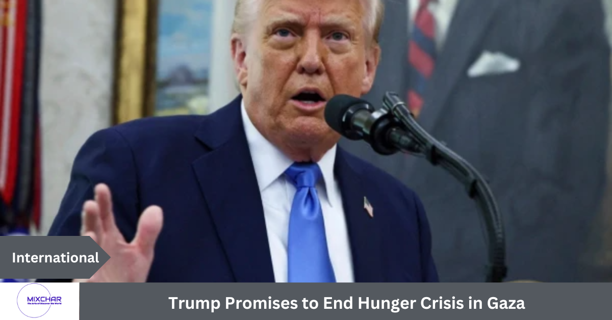 Trump speaks about Gaza hunger crisis in Abu Dhabi
